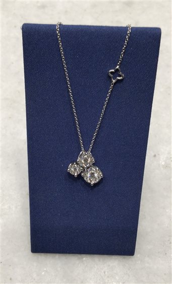 Collana Recarlo Donna in Oro bianco Diamante P04TF252/070 - P04TF252/070